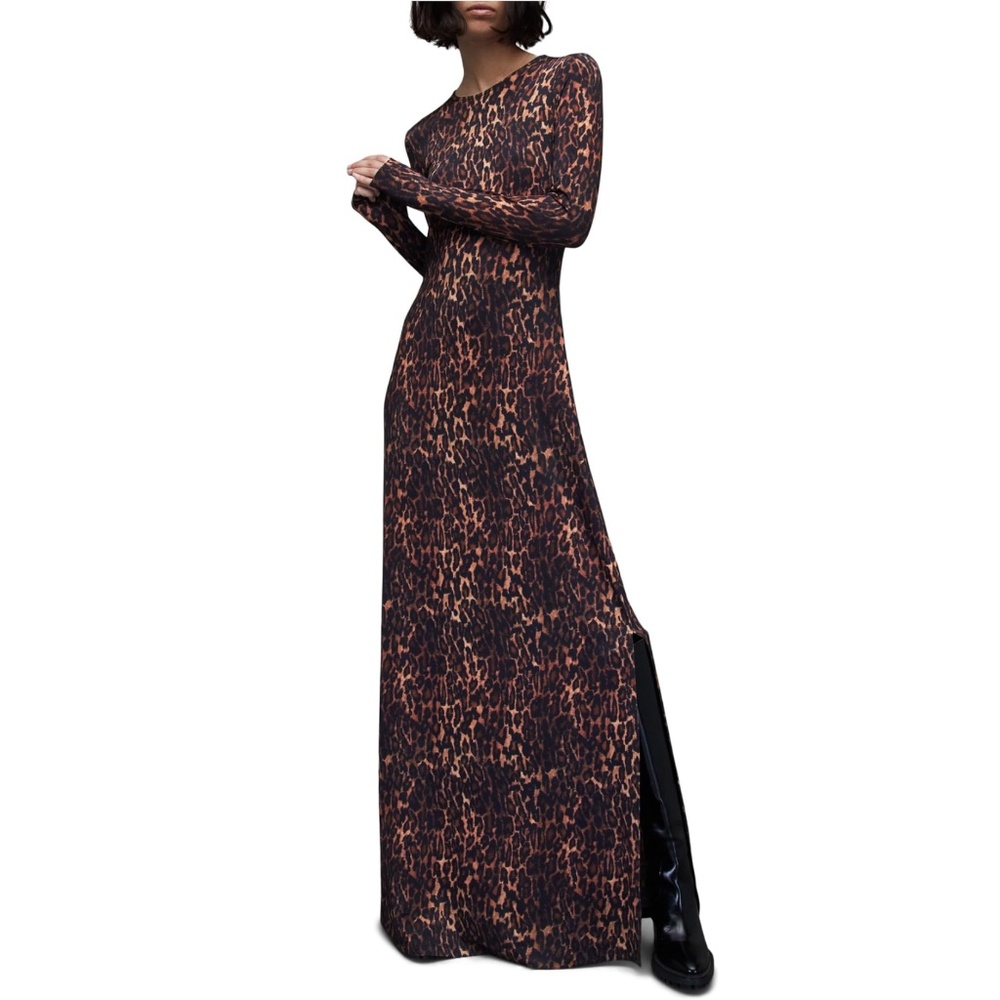 ALLSAINTS Katlyn: Evita Maxi Dress In Natural Brown (NWOT)